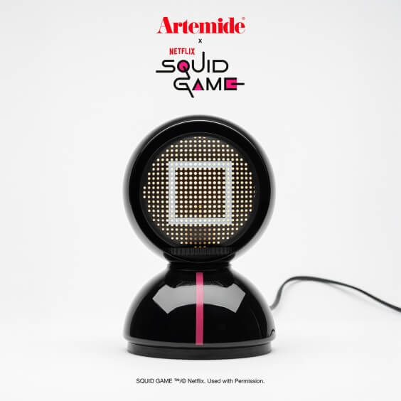 Artemide Eclisse x Squid Game - Black Officier Tischleuchte - Agof Store