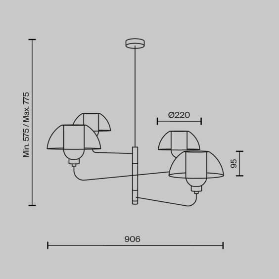 Maytoni Memory Ø 90 cm pendant lamp - Agof Store