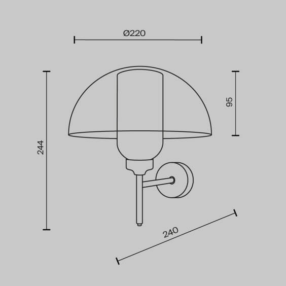 Memory Lampada da parete Maytoni - Agof Store