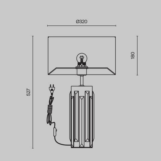 Maytoni Muse table lamp - Agof Store