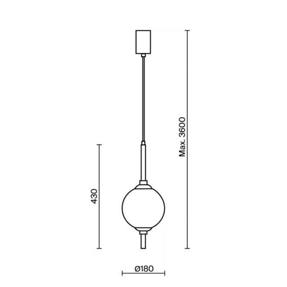 Maytoni The Sixth Sense Pendelleuchte - Agof Store