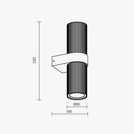 Dynamics Lampada da parete Maytoni - Agof Store