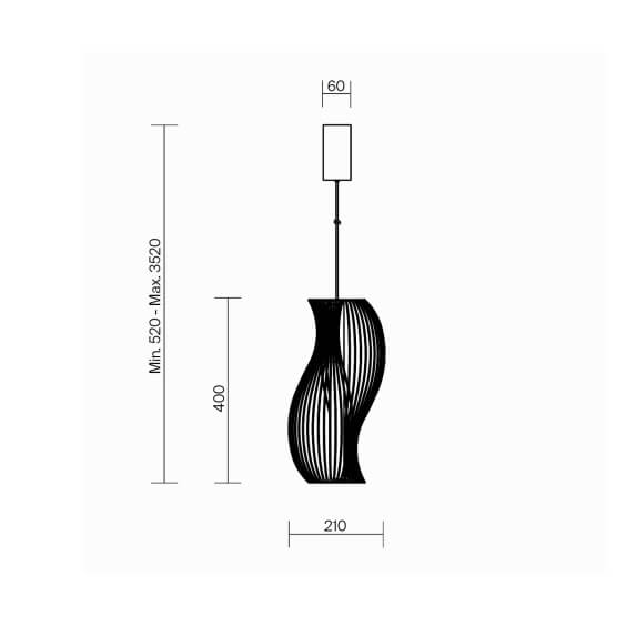 Maytoni Shadows of the Past pendant lamp - Agof Store