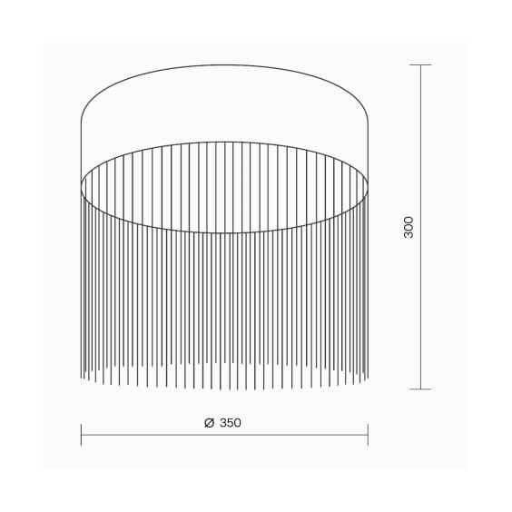 Maytoni Imaginary Ø 35 cm wall ceiling lamp - Agof Store