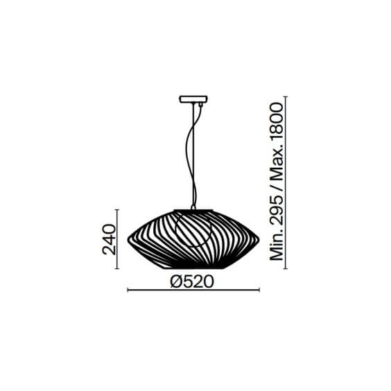 Maytoni Plec pendant lamp - Agof Store