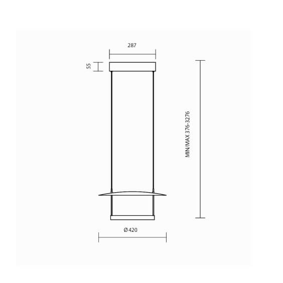 Maytoni Ambience Ø 42 cm Pendelleuchte - Agof Store
