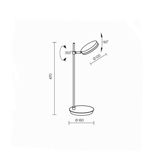 Fad Lampada da tavolo Maytoni - Agof Store