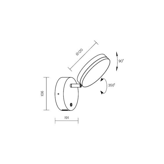 Maytoni Fad wall lamp - Agof Store