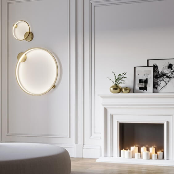 Maytoni Halo Circular Ø 80 cm Wandleuchte - Agof Store