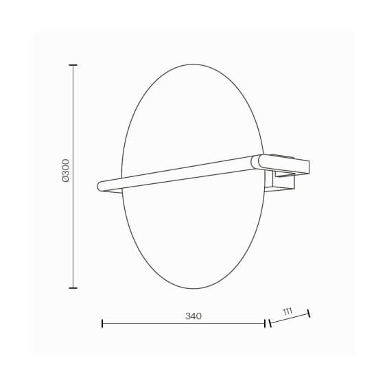 Maytoni Mira wall lamp - Agof Store