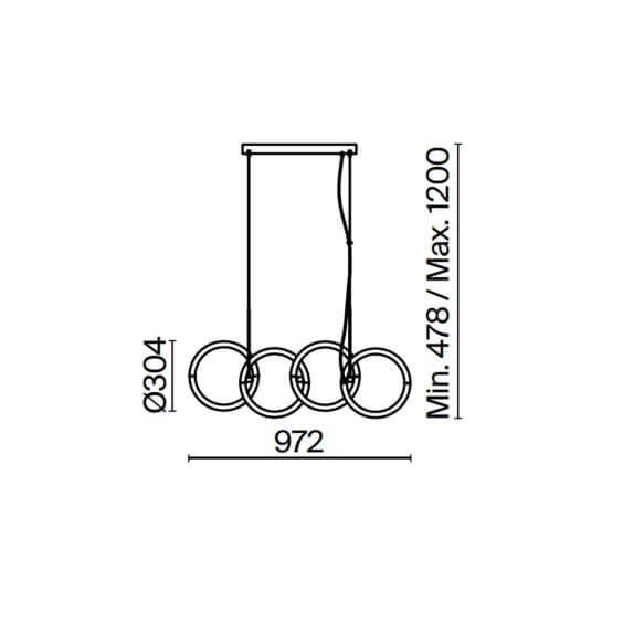 Node 4 Lampada a sospensione Maytoni - Agof Store