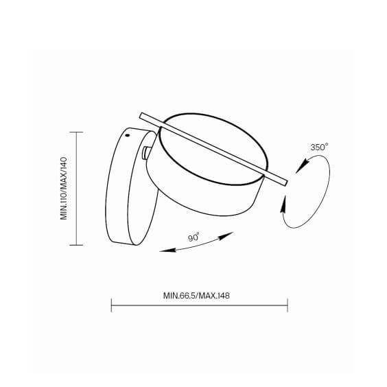 Maytoni Nuance wall lamp - Agof Store