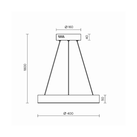 Maytoni Saturno Ø 40 cm pendant lamp - Agof Store