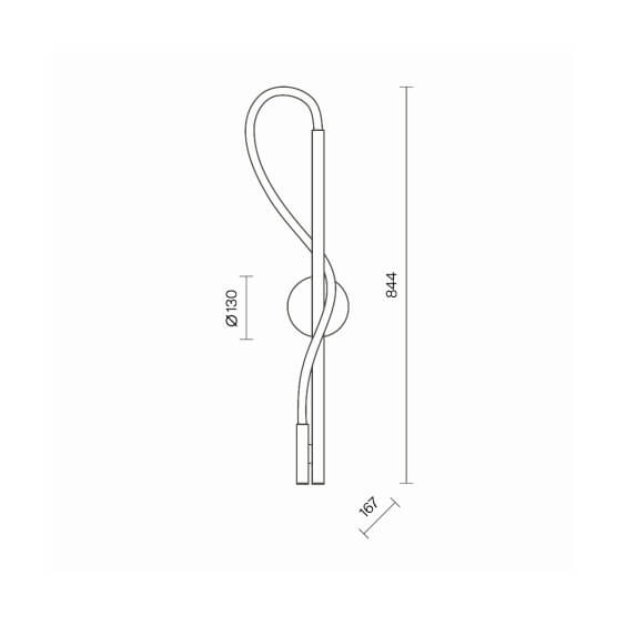 Maytoni Tau wall lamp - Agof Store