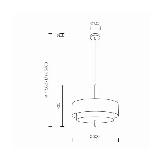 Maytoni Bergamo pendant lamp - Agof Store