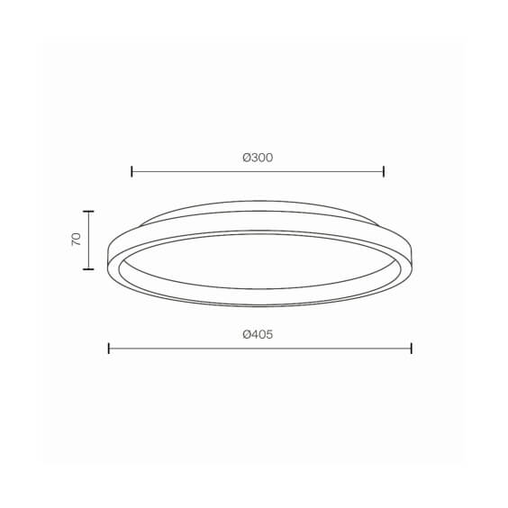 Orign Ø 40 cm Lampada da parete soffitto Maytoni - Agof Store