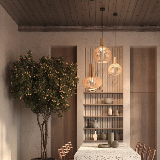 Maytoni Roots Ø 25 cm pendant lamp - Agof Store