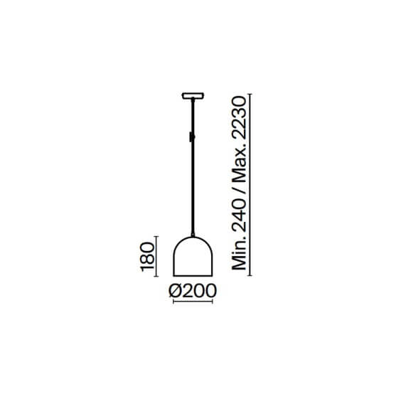 Maytoni Broni Ø 20 cm pendant lamp - Agof Store