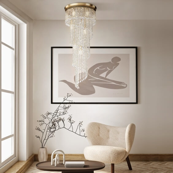 Cascade H.100 cm Lampada da soffitto Maytoni - Agof Store