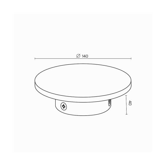 Maytoni Wald Ø 14 cm outdoor wall lamp - Agof Store