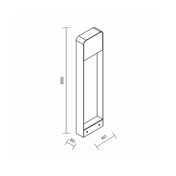 Porte Lampada da terra outdoor Maytoni - Agof Store