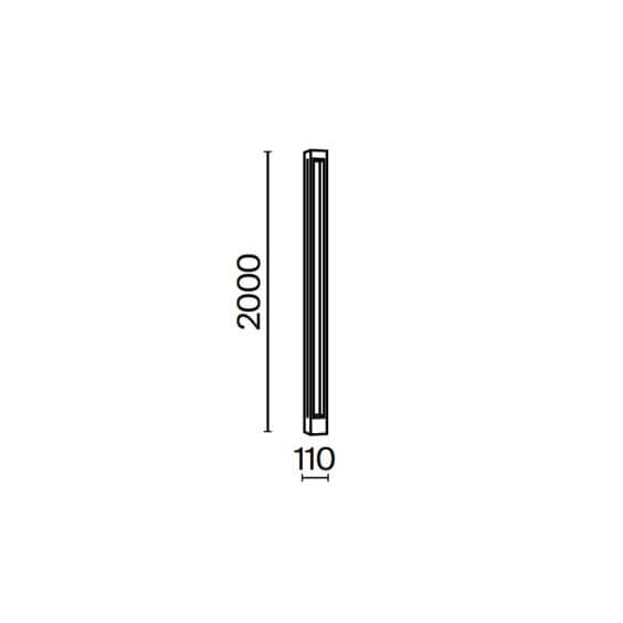 Elbe H.200 cm Lampada da terra outdoor Maytoni - Agof Store