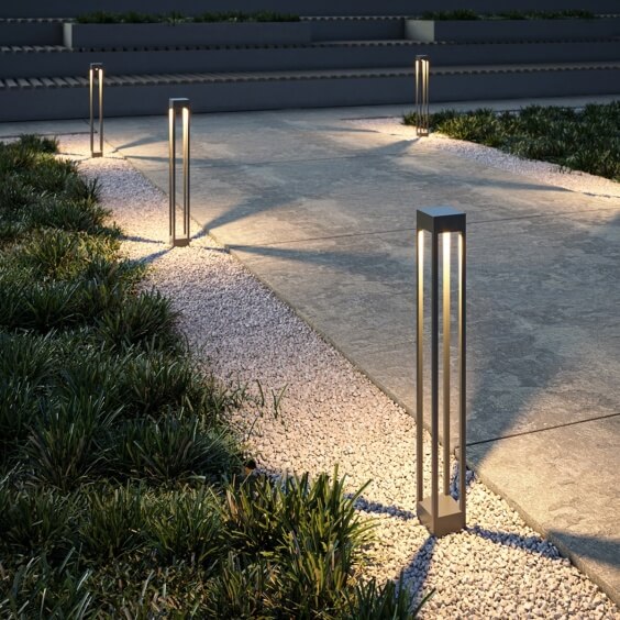 Elbe H.100 cm Lampada da terra outdoor Maytoni - Agof Store