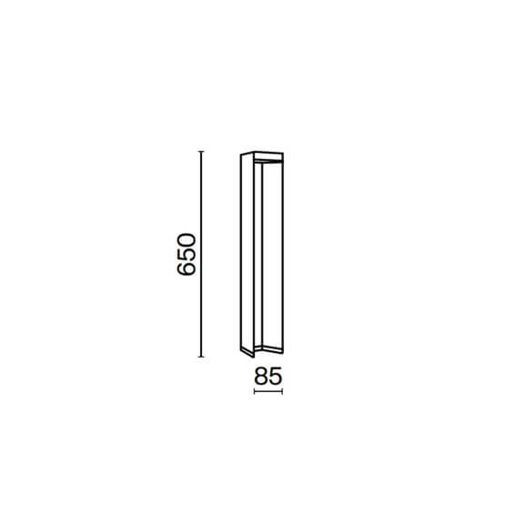 Maytoni Essen H.65 cm outdoor floor lamp - Agof Store