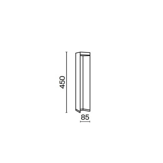 Maytoni Essen H.45 cm Outdoor Stehleuchte - Agof Store