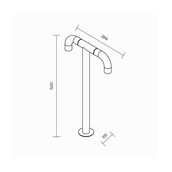 Maytoni Sleek 2 outdoor floor lamp - Agof Store