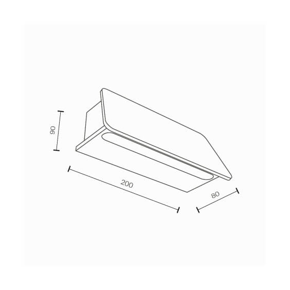 Maytoni Trupp L.20 cm outdoor wall lamp - Agof Store