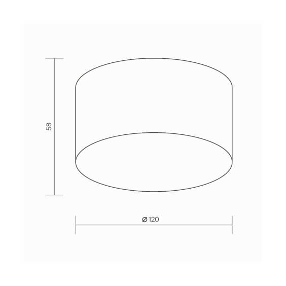Maytoni Zon Ø 12 cm outdoor ceiling lamp - Agof Store