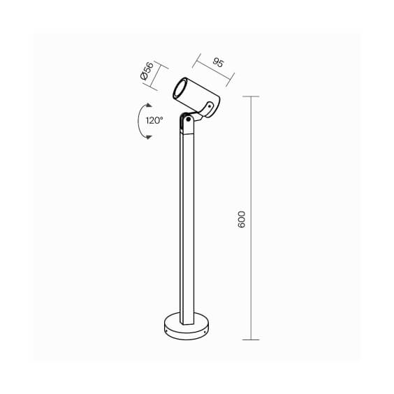 Maytoni Scope outdoor floor lamp - Agof Store