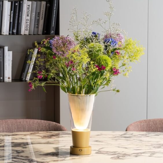 Soffio 2 Pro Lampada ricaricabile da tavolo Zafferano - Agof Store