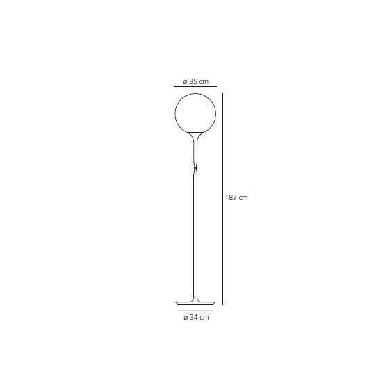Artemide Castore floor lamp - Agof Store
