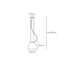 Artemide Nur Lampada a sospensione - Agof Store