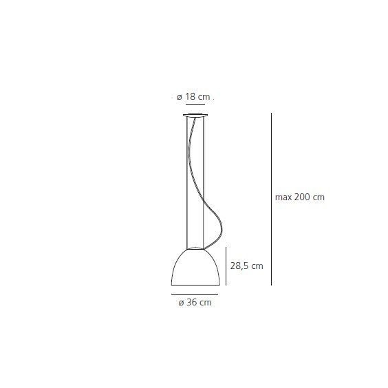Artemide Nur Gloss pendant lamp - Agof Store