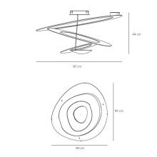 Artemide Pirce Lampada a soffitto - Agof Store