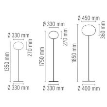Flos Glo Ball F lampada da terra - Agof Store