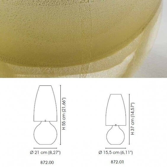 Venini Argea Oro table lamp - Agof Store