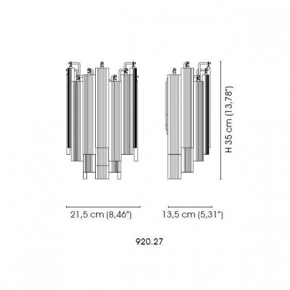 Venini Nastri 920.27 wall lamp - Agof Store