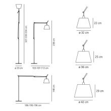 Artemide Tolomeo Mega Stehleuchte - Agof Store