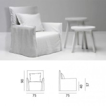 Gervasoni Ghost 04 Sessel - Agof Store