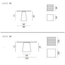 Gervasoni InOut 35 table - Agof Store