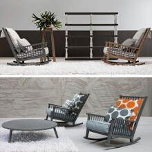 Gervasoni Gray 09 rocking chair - Agof Store