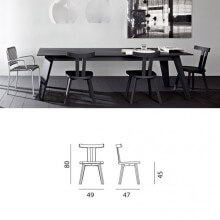 Gervasoni Gray 23 Stuhl - Agof Store