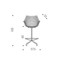 Driade Meridiana stool - Agof Store