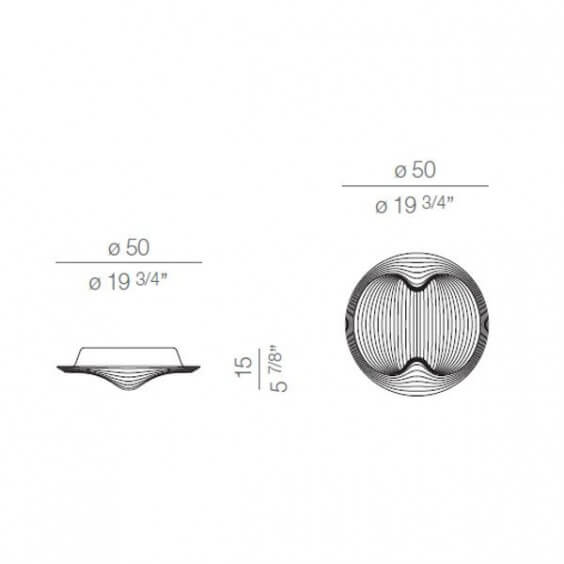 Sestessa Lampada a soffitto Cini & Nils - Agof Store