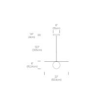 Pablo Bola Disc 22 pendant lamp - Agof Store