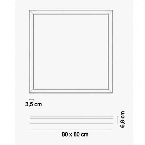 Egoluce Rail Quadra wall ceiling lamp - AGOF Store
